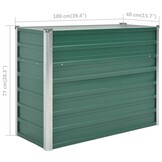 vidaXL Verhoogde Plantenbak (100x40x77cm, Groen) - 67% Korting!