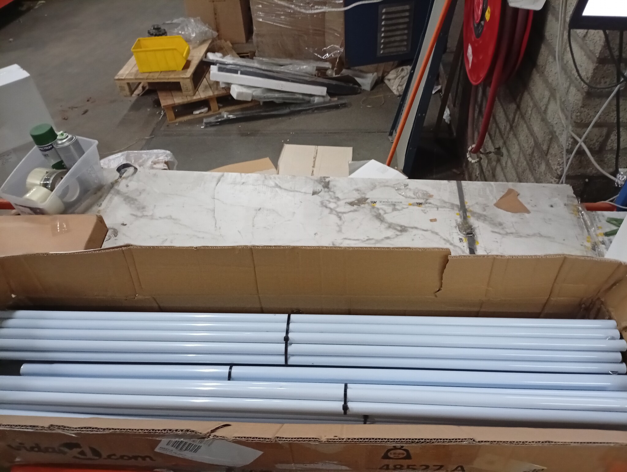 vidaXL Partytent met zijwanden professioneel 90 g/m² 4x6 m wit