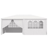 vidaXL Partytent met zijwanden professioneel 90 g/m² 4x6 m wit