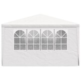 vidaXL Partytent met zijwanden professioneel 90 g/m² 4x6 m wit