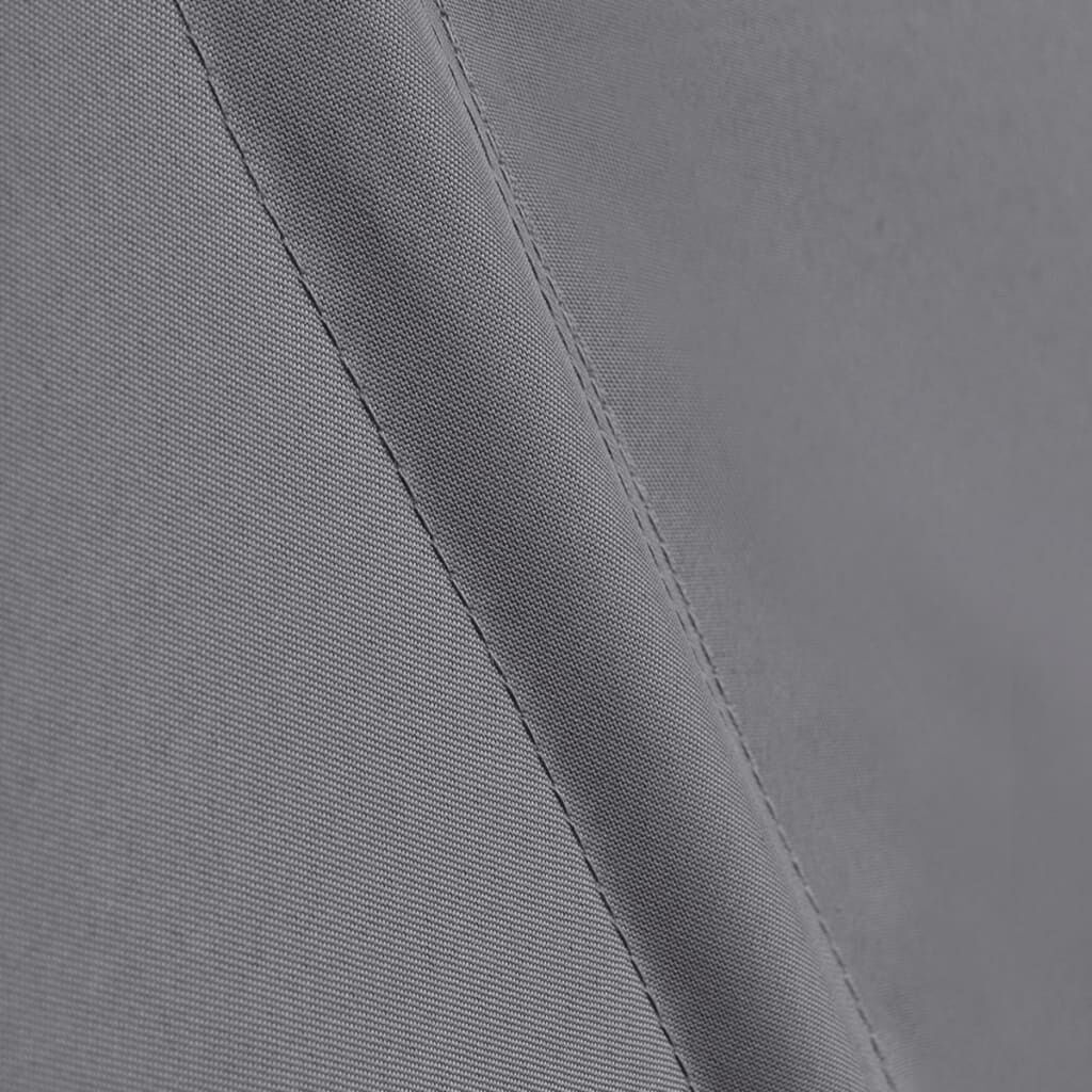 vidaXL Balkonscherm inklapbaar 210x210 cm grijs