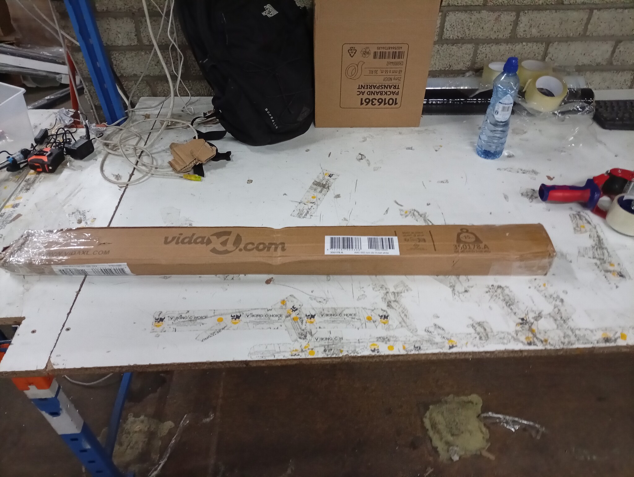 vidaXL Kamerscherm 150x200 cm Wit - Nu 64% Korting!