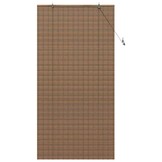 vidaXL Bamboe Raamblind Bruin 120x220cm - 40% Korting!