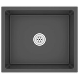 vidaXL RVS Keukenspoelbak Zwart | 40% Korting