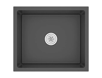 vidaXL RVS Keukenspoelbak Zwart | 40% Korting