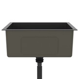 vidaXL RVS Keukenspoelbak Zwart | 40% Korting