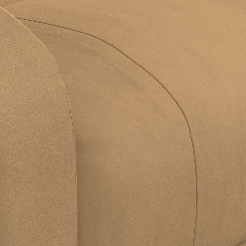 vidaXL Fauteuil Verstelbaar Fluweel Bruin - 40% Korting