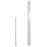 vidaXL Tuinscherm Uittrekbaar 160x300 cm Crème - 40% Korting