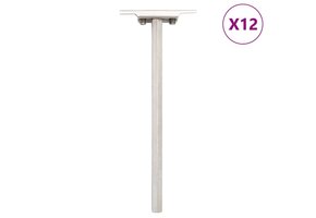 vidaXL Zwevende Plankdragers Onzichtbaar - 12 stuks - 53% Korting!