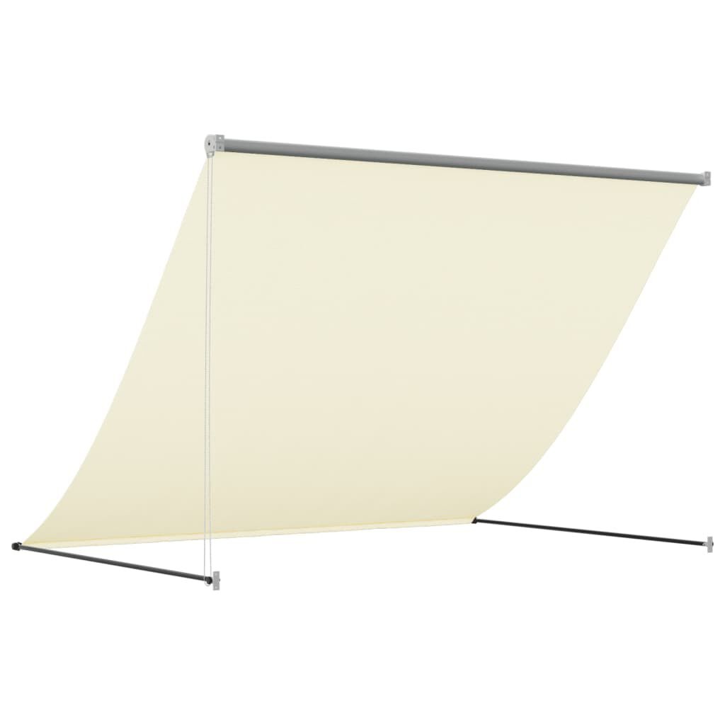 vidaXL Luifel Uittrekbaar 250x150 cm - Crèmekleurig (56% Korting!)