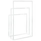 vidaXL Handdoekenrek Vrijstaand - Wit, 48x24x79 cm - 68% Korting!