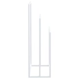 vidaXL Handdoekenrek Vrijstaand - Wit, 48x24x79 cm - 68% Korting!