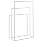vidaXL Handdoekenrek Vrijstaand - Wit, 48x24x79 cm - 68% Korting!