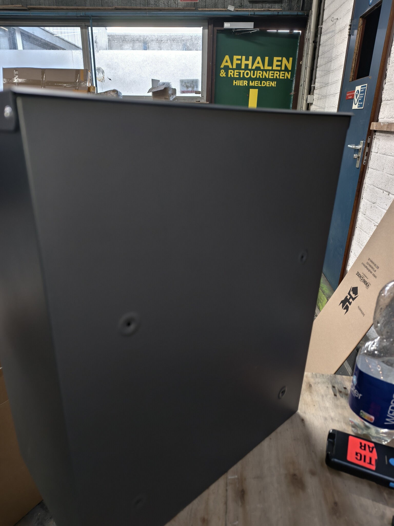 Pakketbrievenbus Antraciet (40% Korting) - 43x24x52 cm Metaal