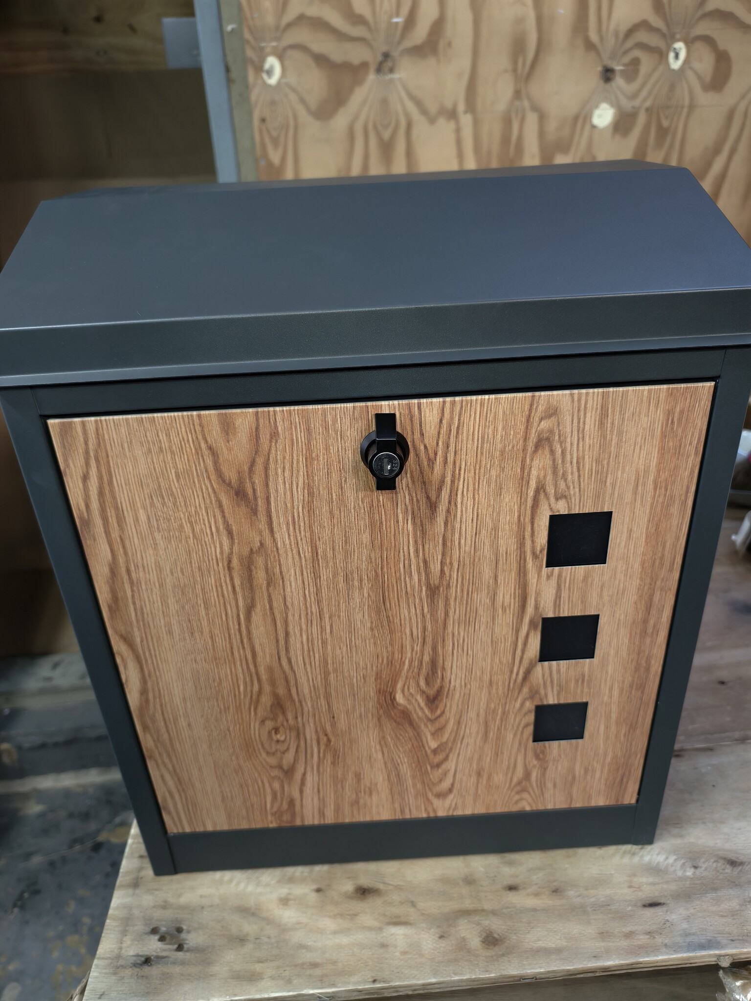 Pakketbrievenbus Antraciet (40% Korting) - 43x24x52 cm Metaal