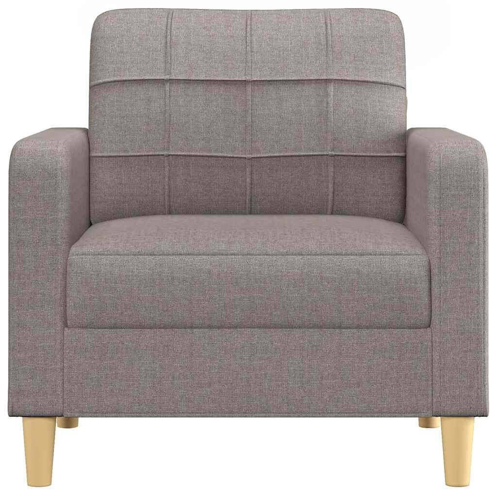 vidaXL Fauteuil Stof Taupe - 51% Korting!