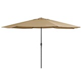 VidaXL Parasol 390cm Taupe - 64% Korting!