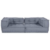 vidaXL Kussen Grijs 140x70cm Polyester - 46% Korting