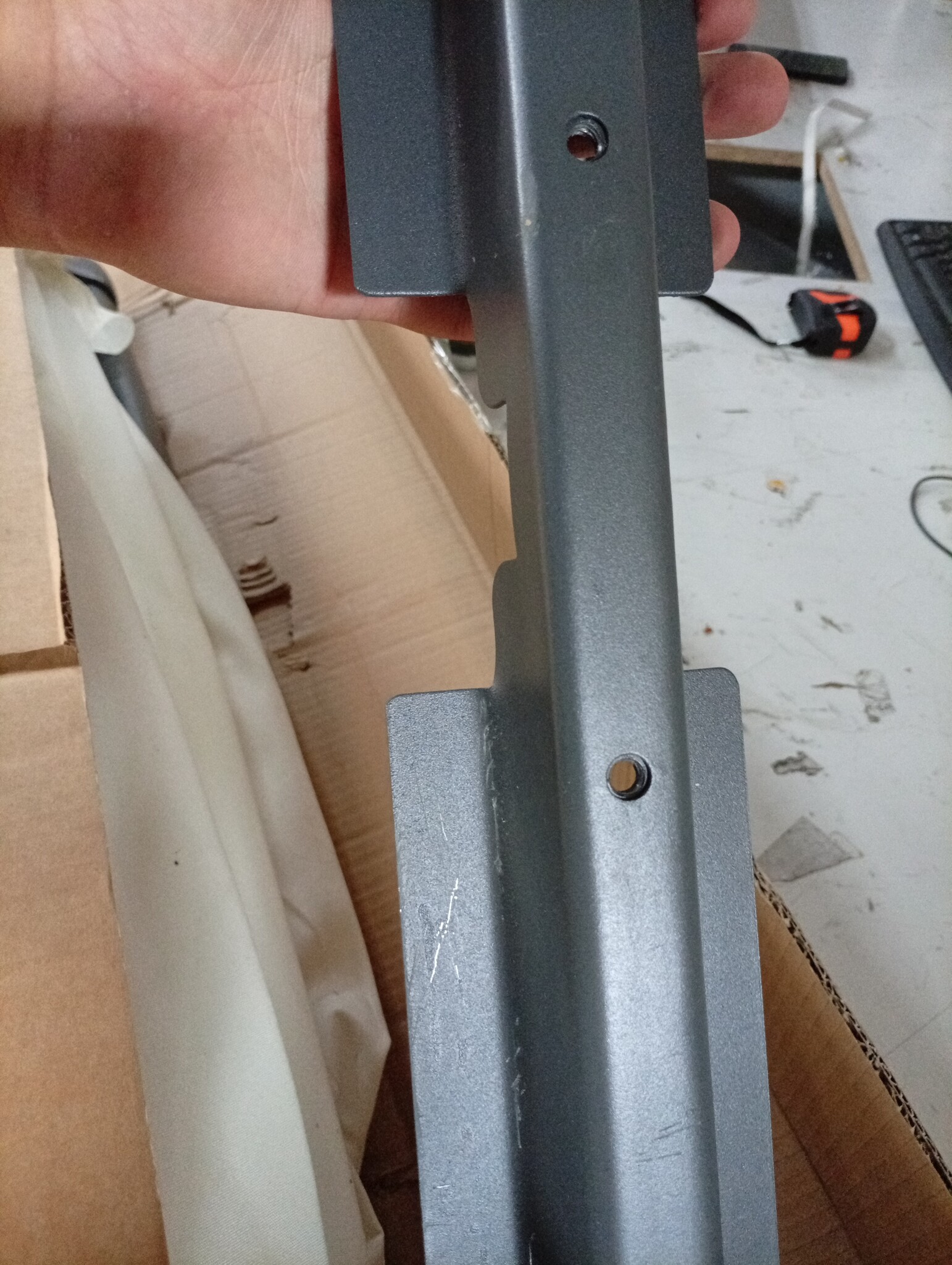 vidaXL Zweefparasol 300 cm Zandkleurig - 68% Korting!