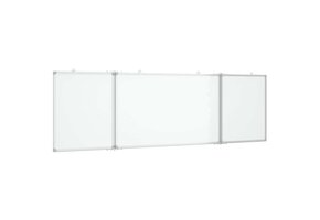 vidaXL Whiteboard magnetisch inklapbaar 200x60 cm - 64% Korting!