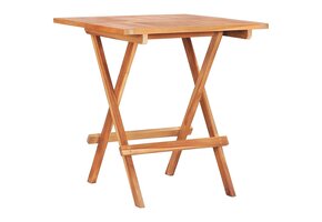 vidaXL Bistrotafel Inklapbaar Teakhout 60x60 cm | -61%