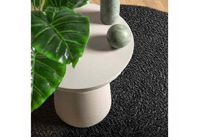 vidaXL Vloerkleed ZIZUR Antraciet Ø90cm | 61% Korting | Binnen & Buiten