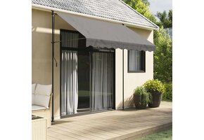 VidaXL Luifel Uittrekbaar 250x150 cm Antraciet - 51% Korting!