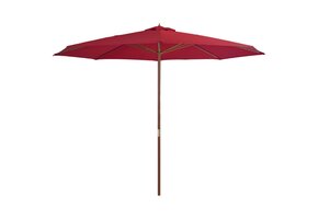 vidaXL Parasol Bordeauxrood (350cm) - 46% Korting!