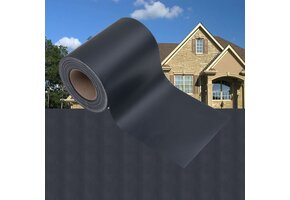 vidaXL Tuinscherm PVC Mat Donkergrijs 35x0,19m - 52% Korting!