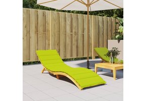 vidaXL Ligbedkussen Heldgroen 200x60x3 cm | 35% Korting