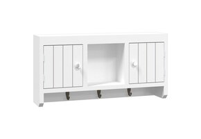 vidaXL Sleutelkastje Wit (40x8,5x20cm) - 60% Korting!