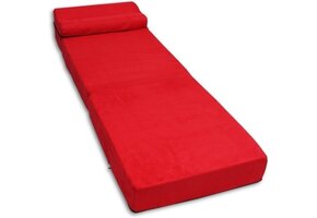 Rode Logeermatras (70x200x15cm) - 59% Korting - Opvouwbaar