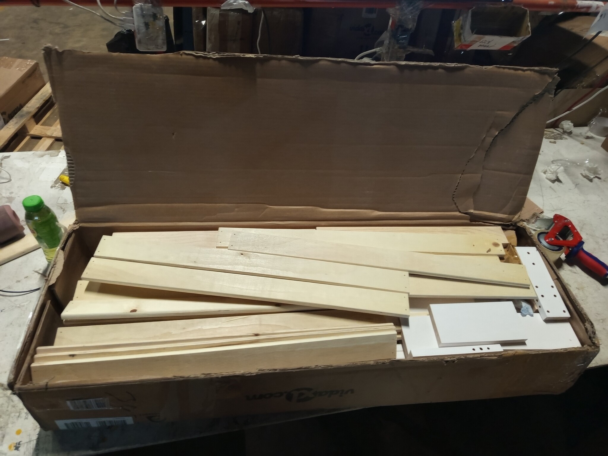 vidaXL Grenenhouten Bedframe Wit 140x200 cm - Nu 60% Korting!