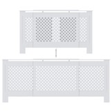 vidaXL Radiatorombouw 205cm MDF Wit | 46% Korting!