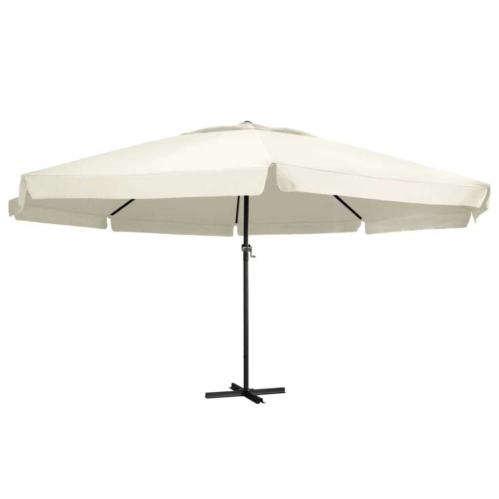 vidaXL Parasol 600 cm Zandwit - 73% Korting!