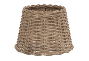 vidaXL Lampenkap Wicker Bruin - 46% Korting