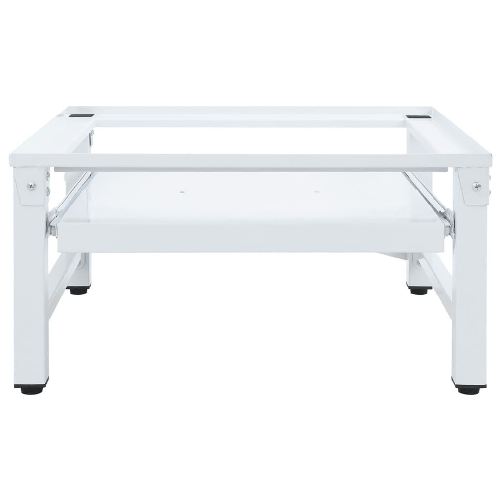 vidaXL Wasmachineverhoger met schap - Wit | 46% Korting