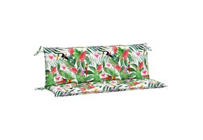 vidaXL Tuinbankkussens 2 st. 150x50x7cm Stof Meerkleurig - 46% Korting