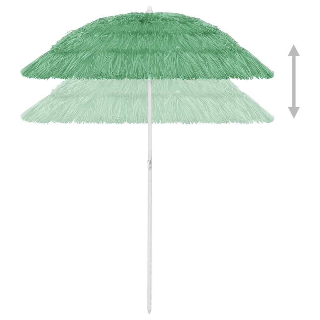 vidaXL Hawaï Strandparasol 180 cm Groen - 65% Korting!