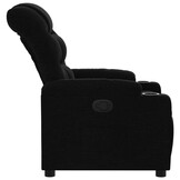 vidaXL Fauteuil Verstelbaar Stof Zwart - 60% Korting!