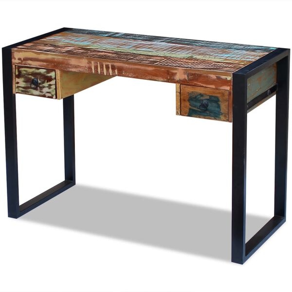 vidaXL Gerecycled Houten Bureau (55% Korting) - Vintage Stijl