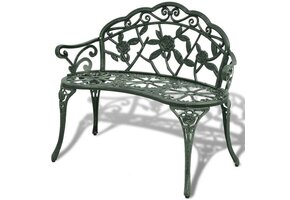 VidaXL Tuinbank Gietaluminium Groen - 51% Korting!