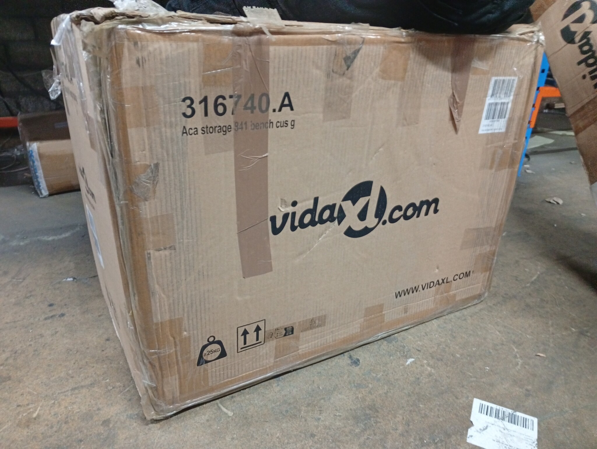 vidaXL Opbergbank Acaciahout - 68% Korting!