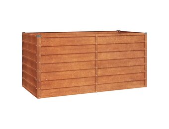 vidaXL Verhoogde Plantenbak 160x80x77 cm Cortenstaal - 60% Korting!
