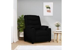 vidaXL Fauteuil Kunstleer Zwart - 60% Korting