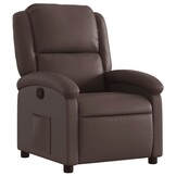 vidaXL Fauteuil Kunstleer Bruin - 40% Korting!