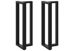 vidaXL Bartafelpoten T-vormig 2 stuks - Zwart | 55% Korting