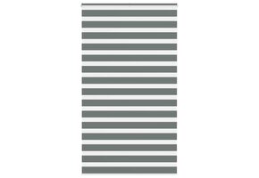 vidaXL Zebra Rolgordijn Donkergrijs 125x200 cm - 60% Korting!