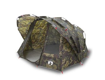 vidaXL Vistent 5-persoons Camouflage - 40% Korting!