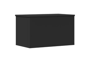 VidaXL Opbergbox Zwart Bewerkt Hout - Nu 55% Korting!